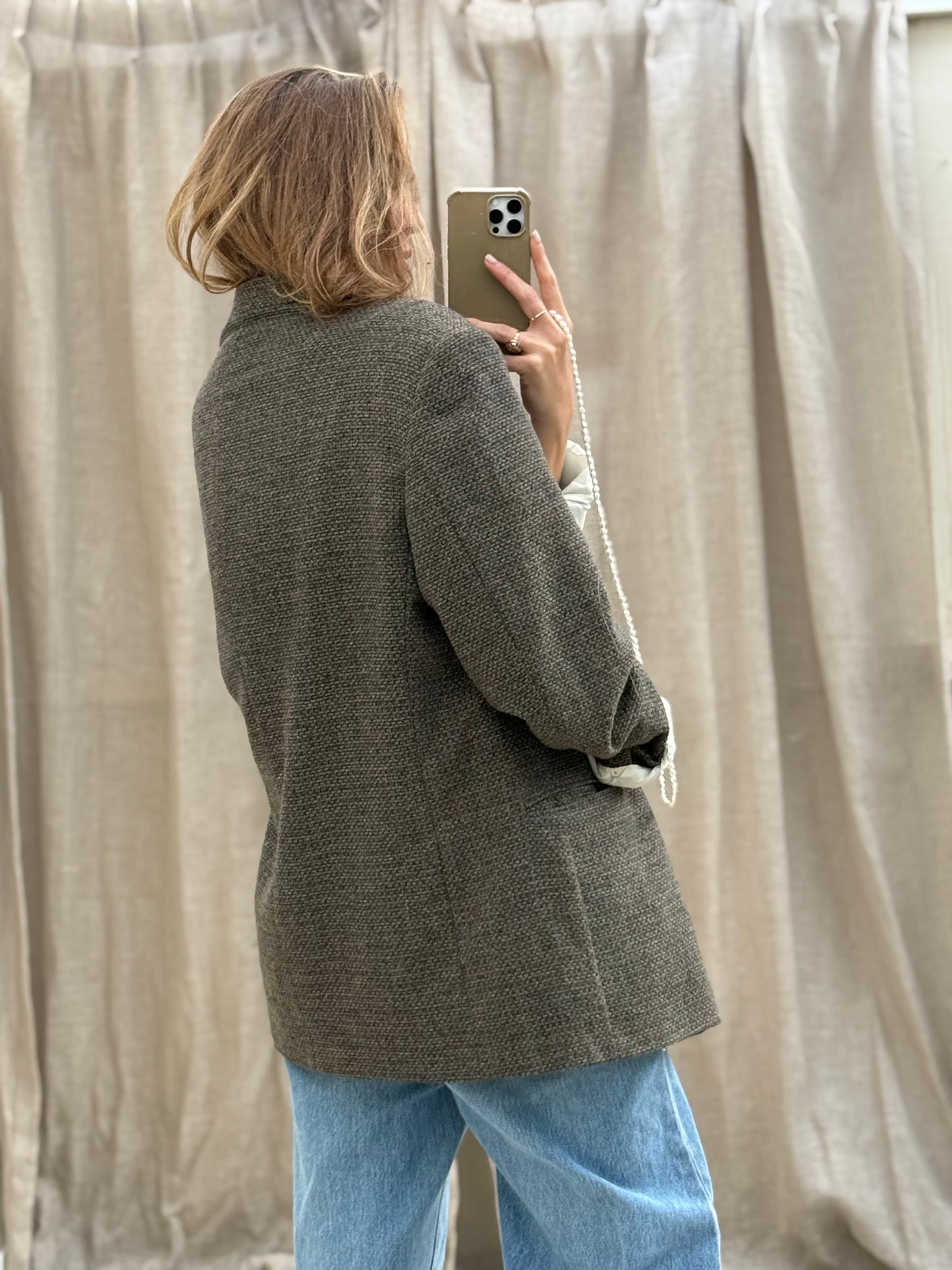Vintage Missoni Blazer oversized fit XL groen/bruin