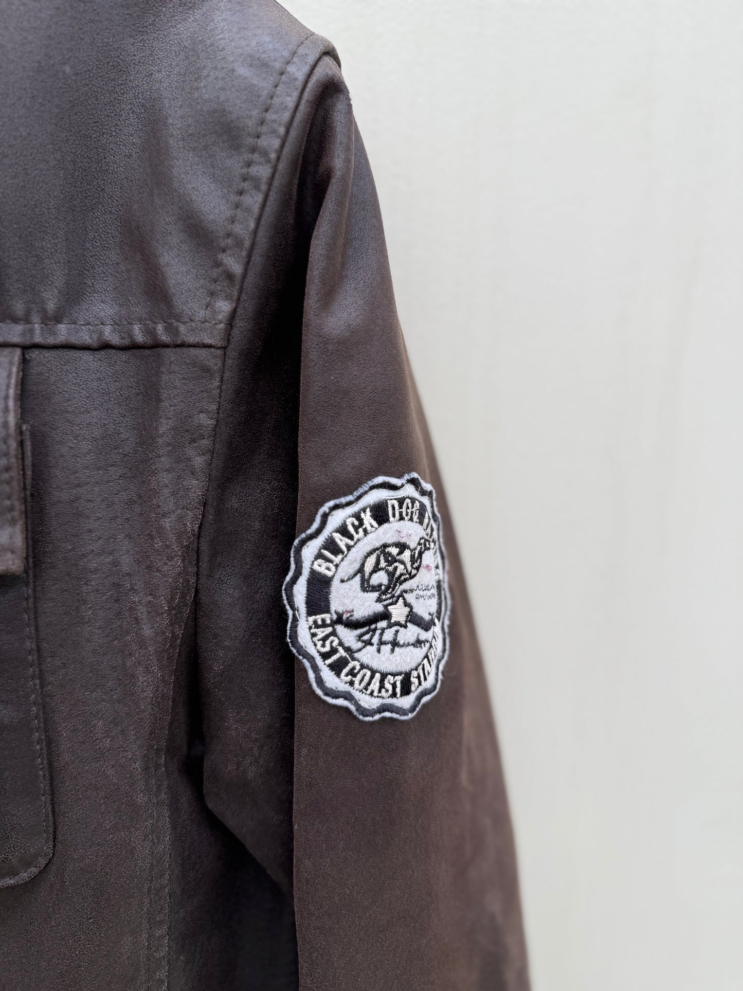 Pre-loved Rino & pelle leren jas biker model