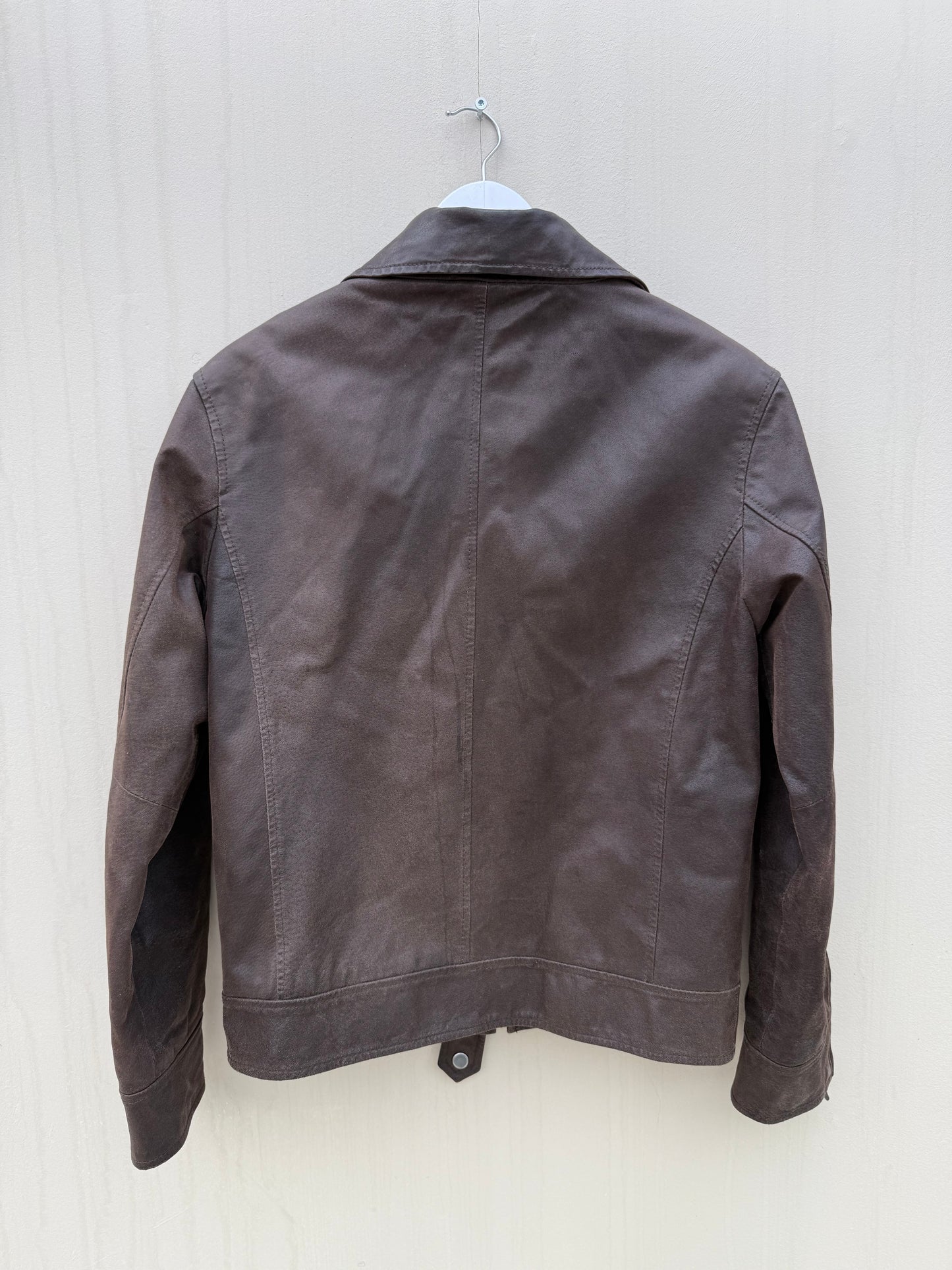 Pre-loved Rino & pelle leren jas biker model