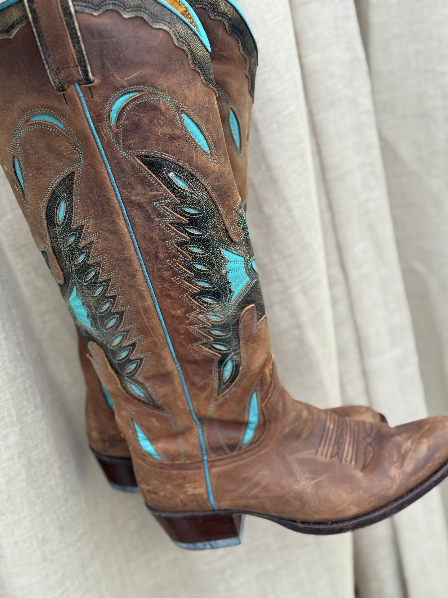 Pre-loved Sendra Boots Hoog knielaarzen maat 37