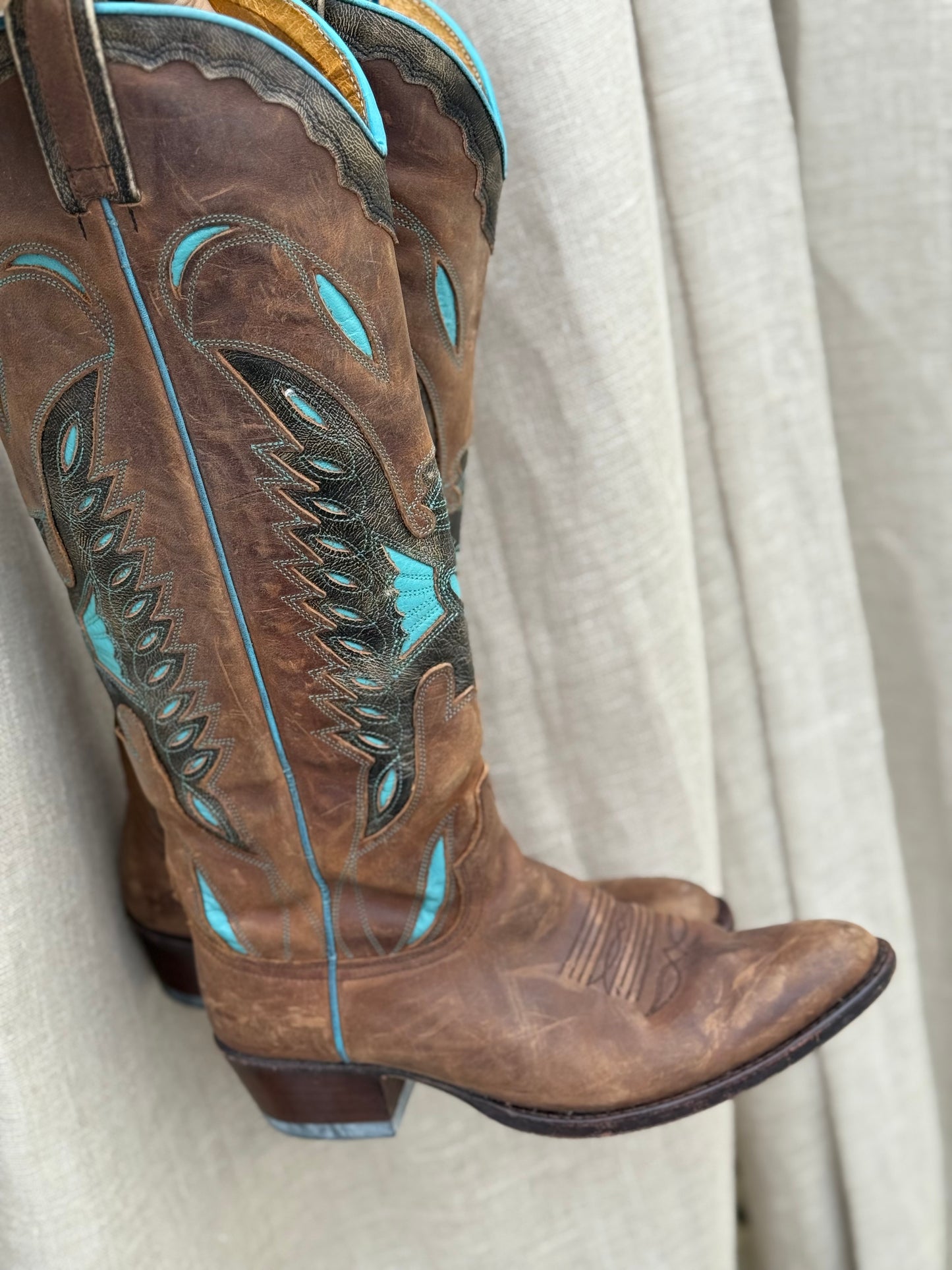 Pre-loved Sendra Boots Hoog knielaarzen maat 37