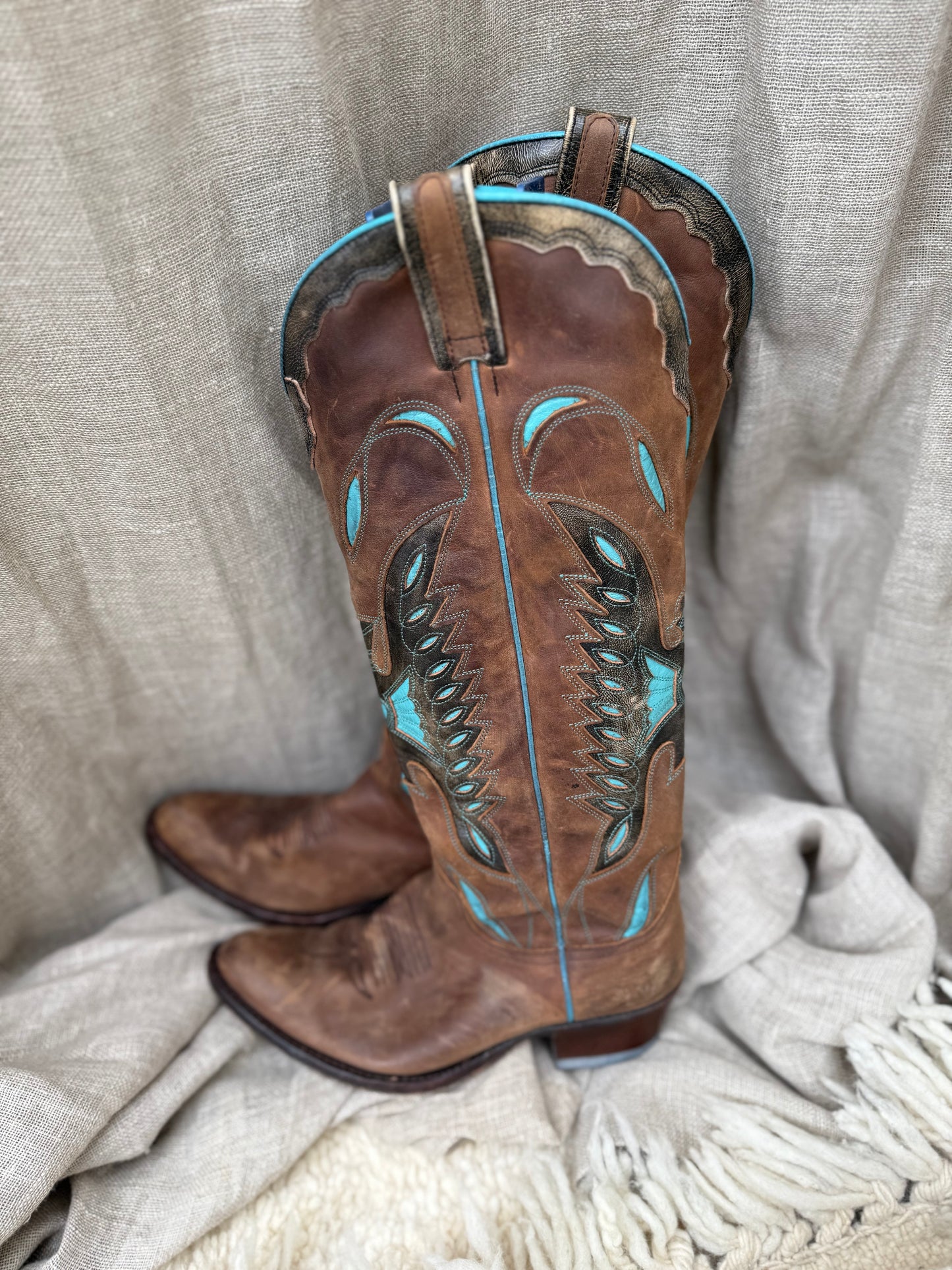Pre-loved Sendra Boots Hoog knielaarzen maat 37