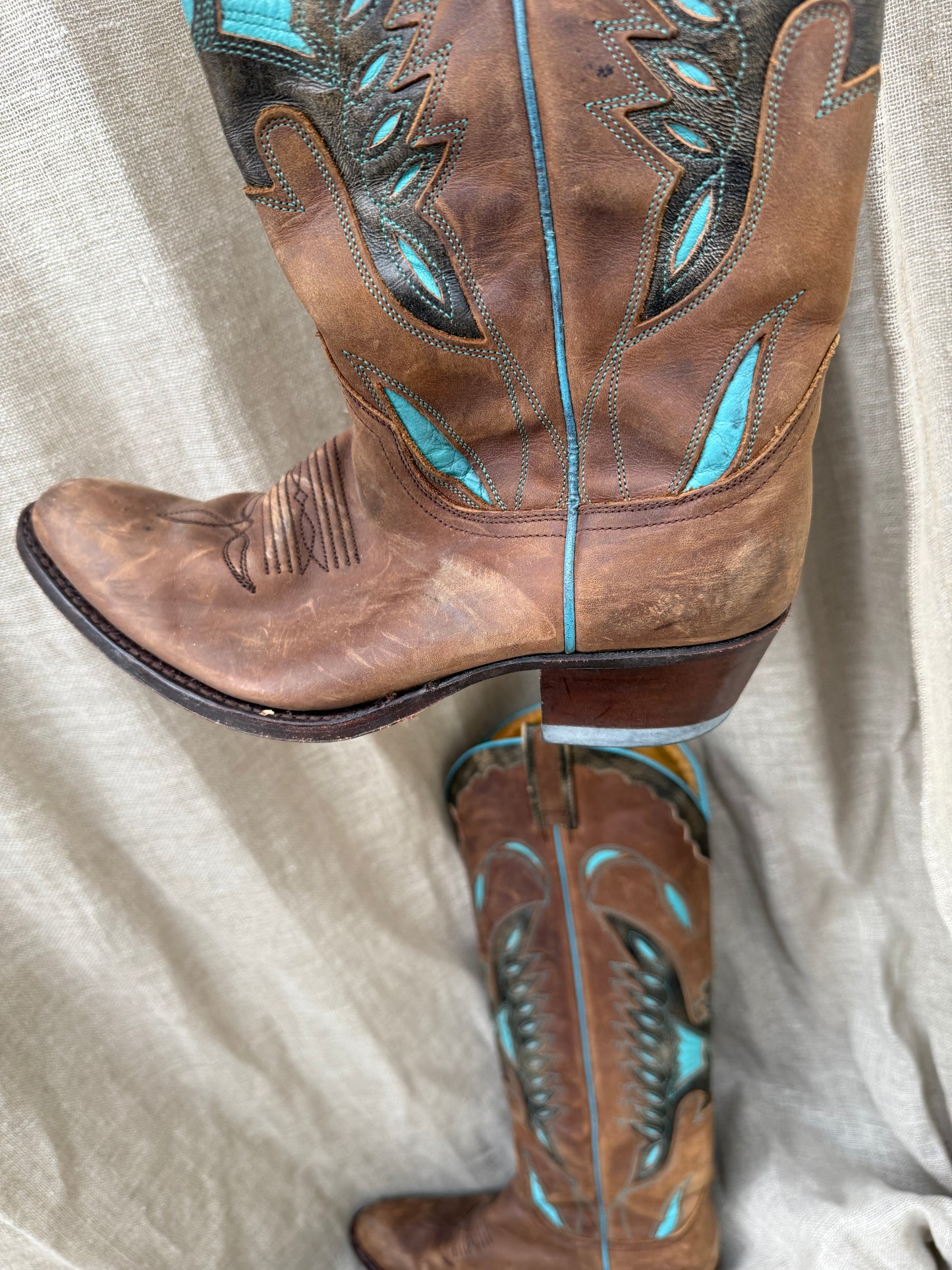 Pre-loved Sendra Boots Hoog knielaarzen maat 37