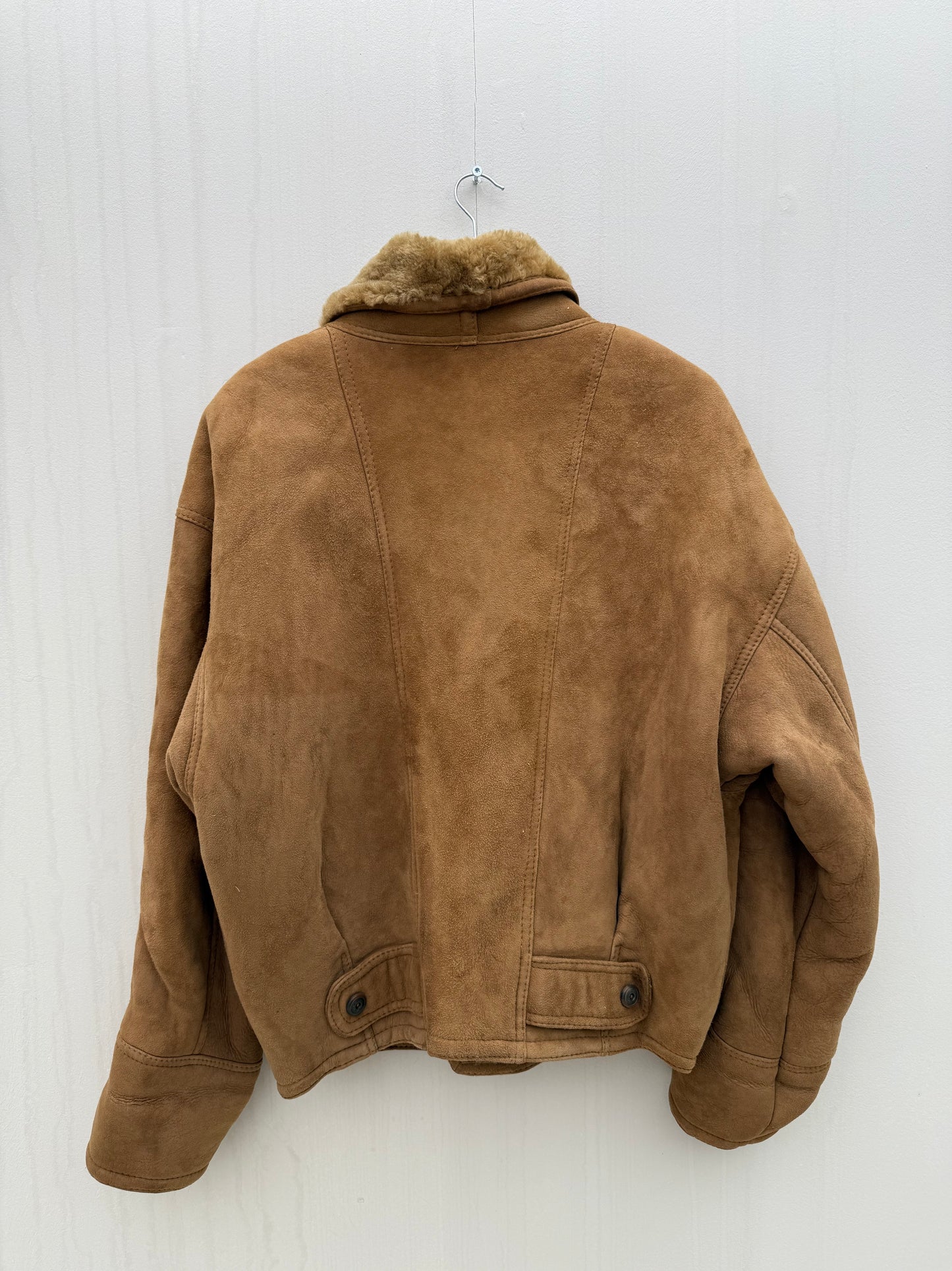 Vintage shearling lammy coat Camel 54/XL