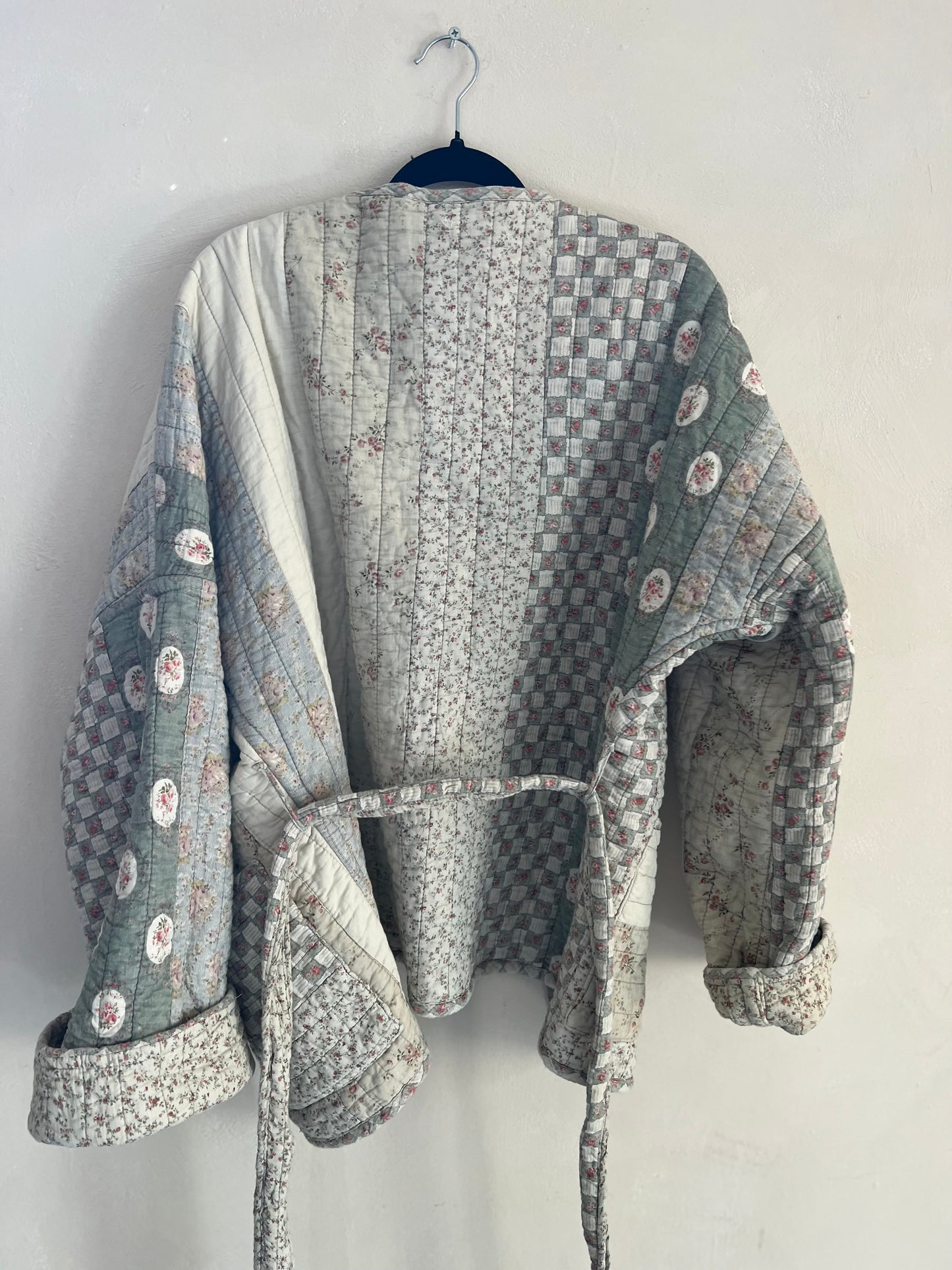 Handmade quilted blanket kimono cotton musthave unique One Size