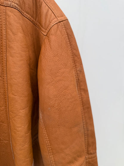 Vintage remade lammy coat reversible maat M/L
