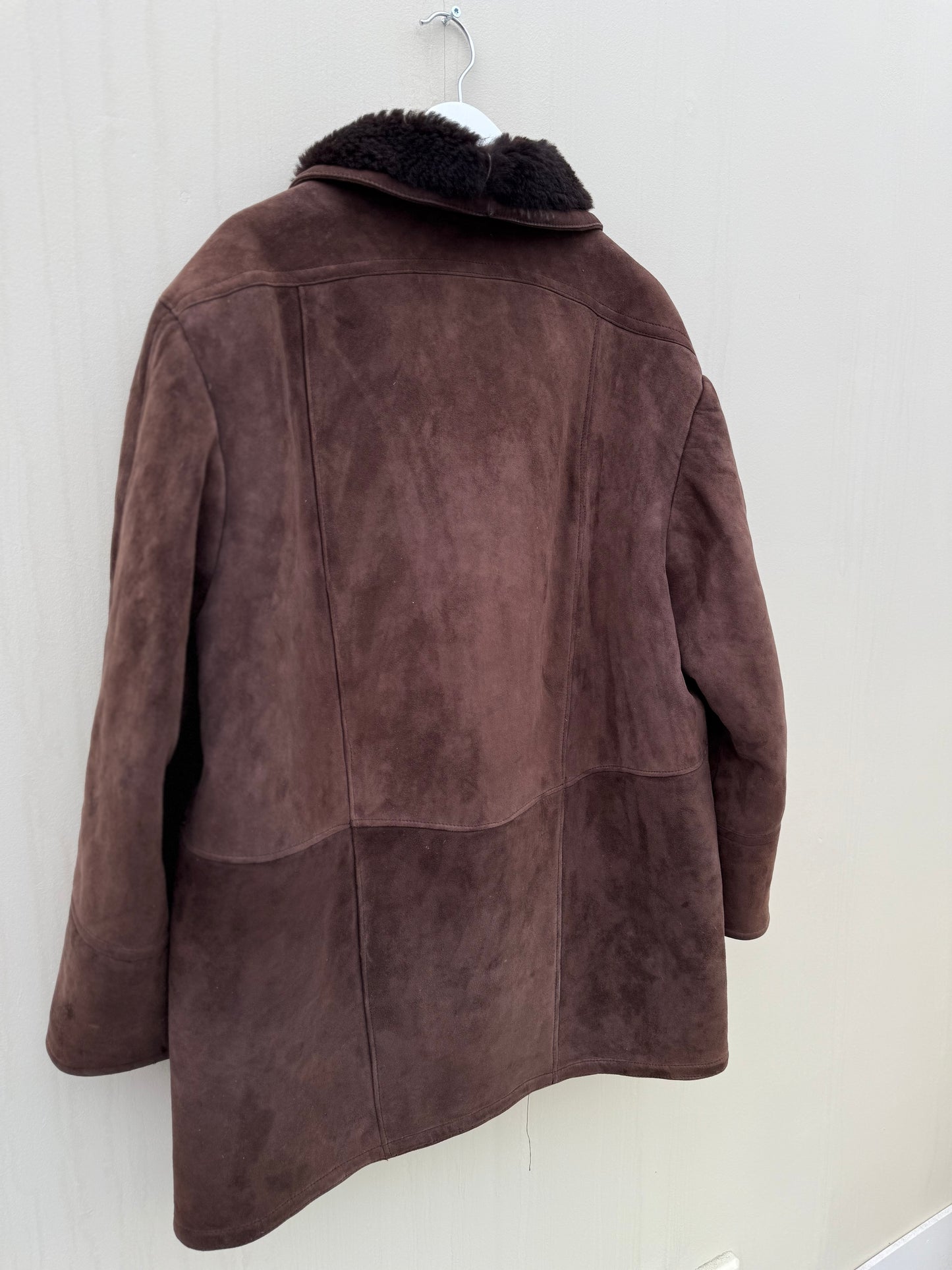 Vintage lammy coat mokka mouse chocolate unisex XXL