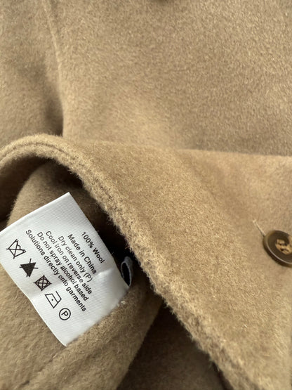Marville road wollen jas maat xs 34 taupe mantel