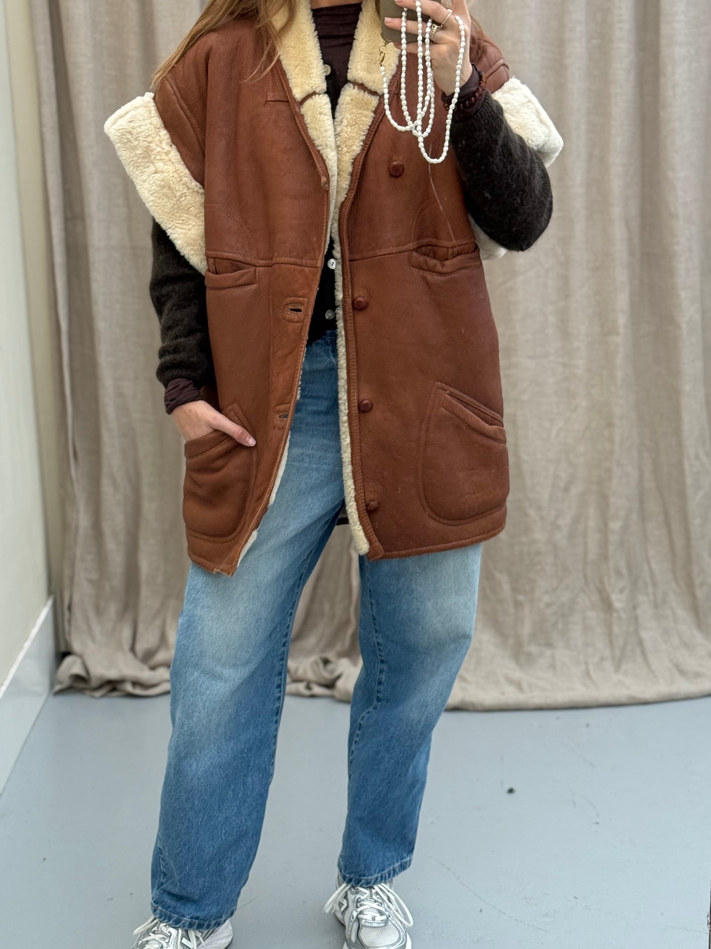 Remade lammy gilet waistcoat vintage XL/XXL