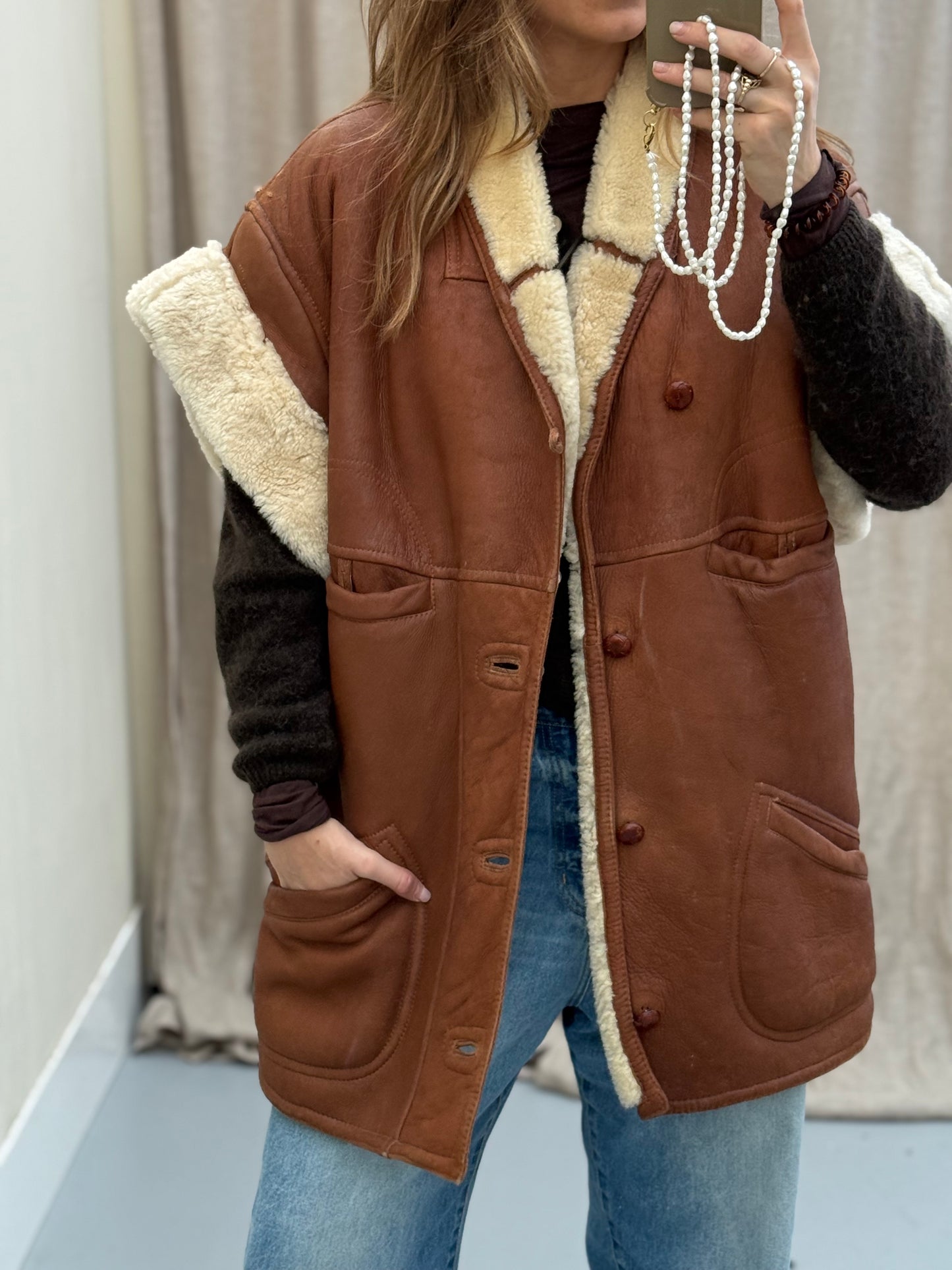 Remade lammy gilet waistcoat vintage XL/XXL