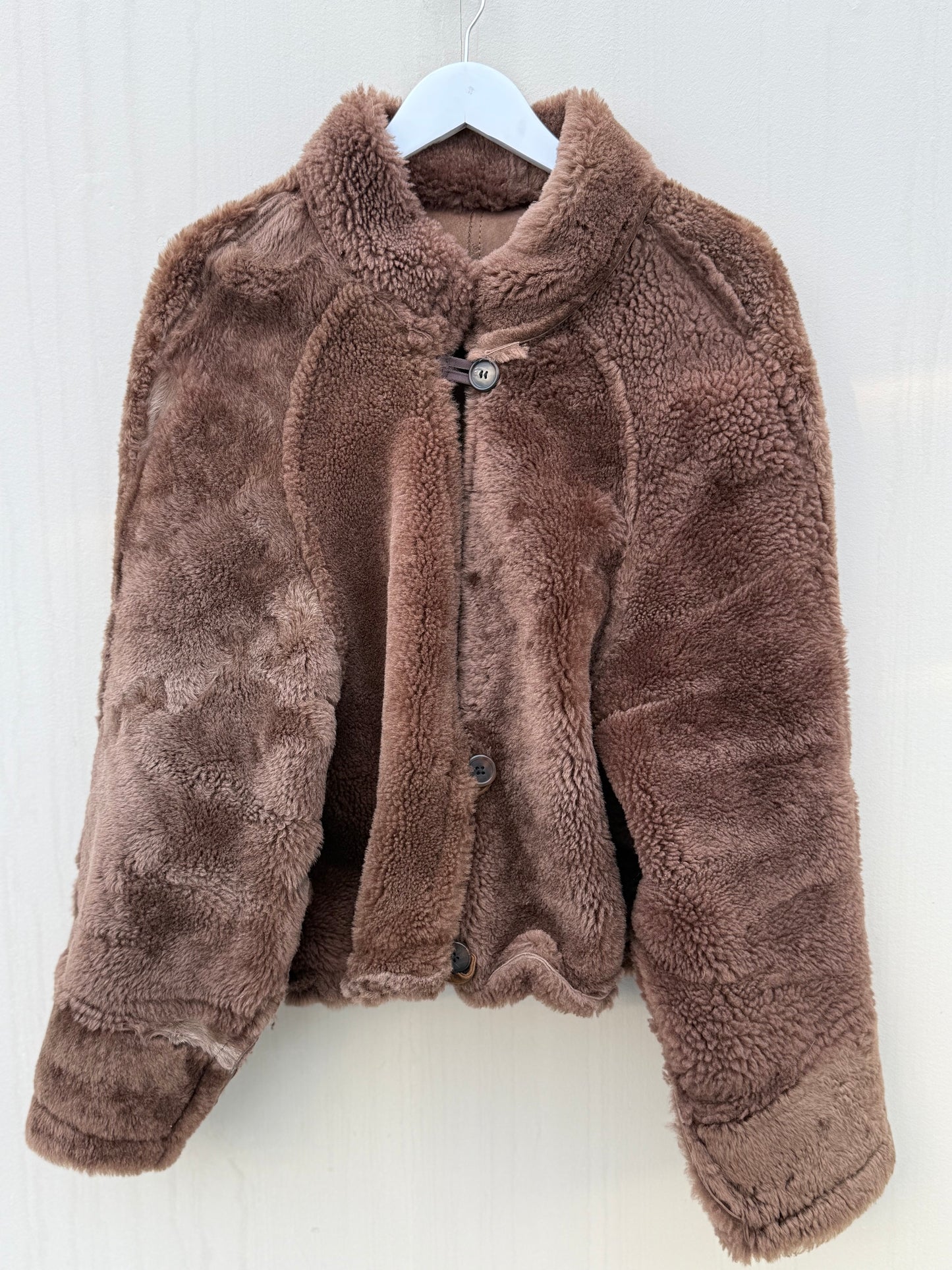 Vintage lammy coat maat L/XL Shearling fluffy