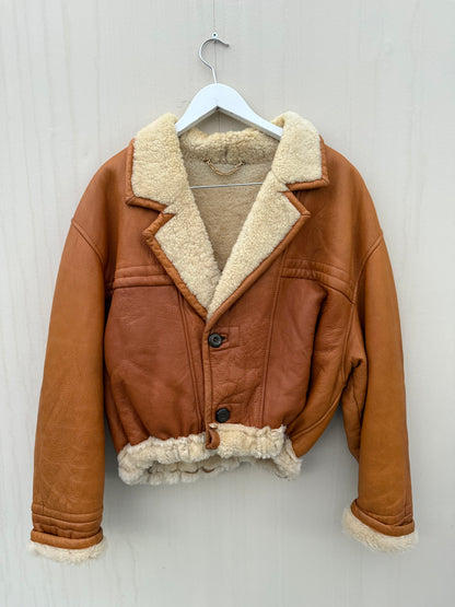 Vintage Cropped lammy coat vintage remade shearling