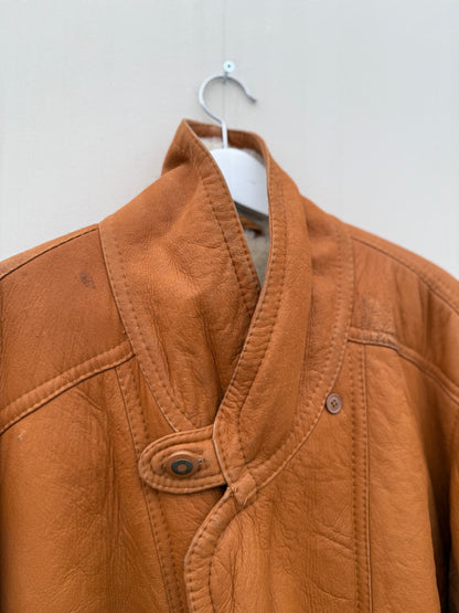 Vintage remade lammy coat reversible maat M/L