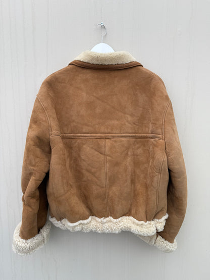 Re-made vintage lammy coat reversible shearling