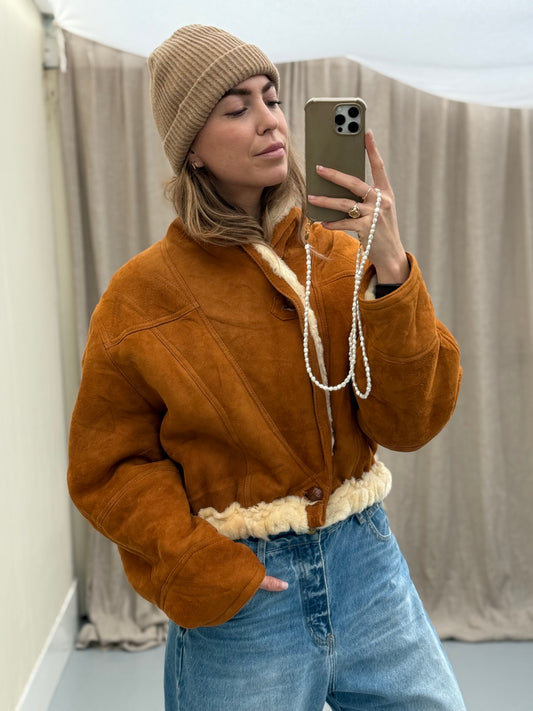 Cropped lammy coat mast S-L shearling vintage