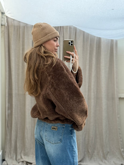 Vintage lammy coat maat L/XL Shearling fluffy