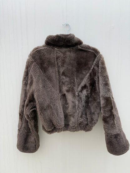 Vintage cropped lammy coat reversible maat S-L