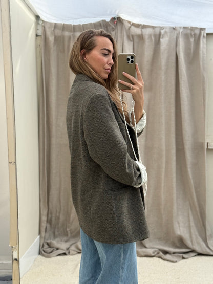 Vintage Missoni Blazer oversized fit XL groen/bruin