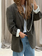 Vintage Missoni Blazer oversized fit XL groen/bruin