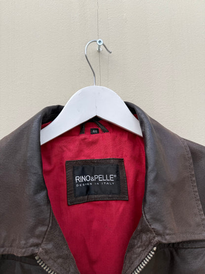 Pre-loved Rino & pelle leren jas biker model