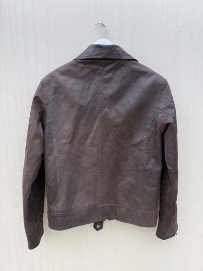 Pre-loved Rino & pelle leren jas biker model