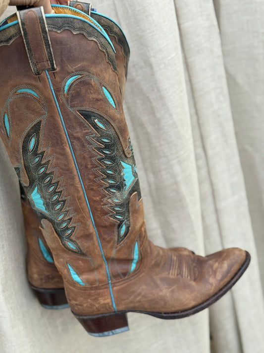 Pre-loved Sendra Boots Hoog knielaarzen maat 37