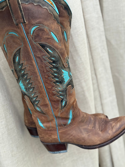 Pre-loved Sendra Boots Hoog knielaarzen maat 37