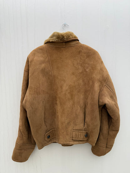 Vintage shearling lammy coat Camel 54/XL