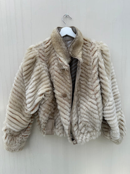 Re-made vintage lammy coat reversible shearling maat xs-m