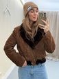 Cropped lammy remade maat M/L shearling musthave