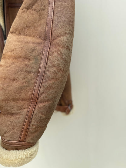 Vintage pilotenjas shearling  unisex